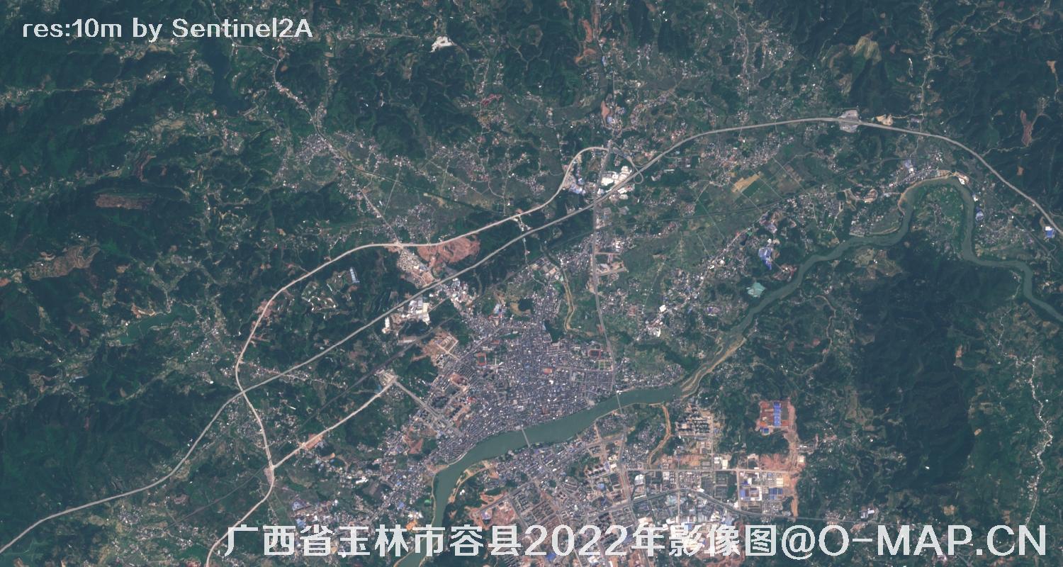 容縣最新航拍全景，一覽無余的美麗風光??