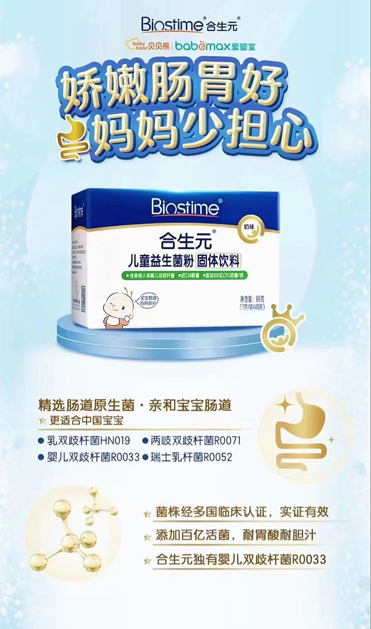 合生元益生菌最新版，小益生菌與家庭幸福的日常奇跡